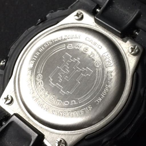カシオ ベビーG 25TH ANNIVERSARY ピカチュウ コラボ クォーツ 腕時計 ブラック BGD-560PKC 稼働品 付属品あり_画像3