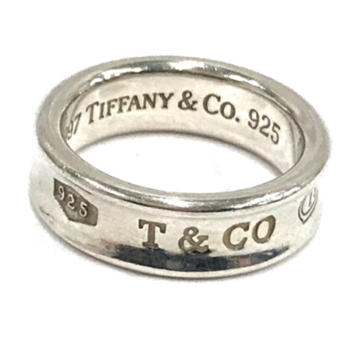 ティファニー ティファニー1837 ナローリング 17号 指輪 SV925 メンズ アクセサリー ブランド小物 TIFFANY&CO.の画像2