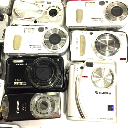 1円 SONY Cyber-Shot DSC-WX500 Nikon COOLPIX A100 FUJIFILM FINEPIX Z900EXR 含む デジタルカメラ セット C211134の画像10