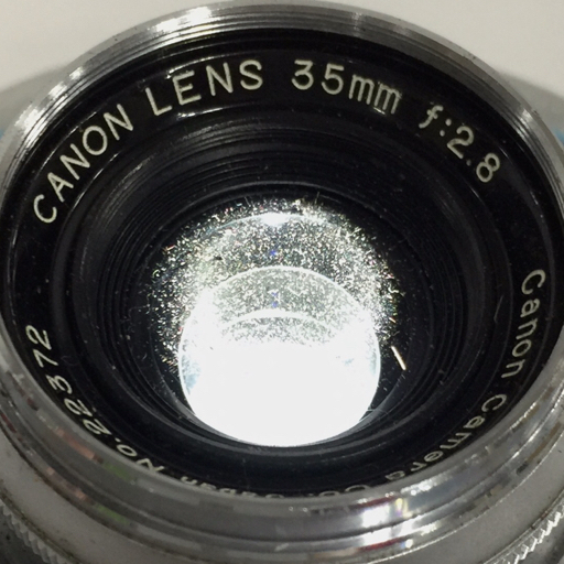 1円 CANON 35mm 1:2.8 カメラレンズ L39マウント マニュアルフォーカス C201804の画像6