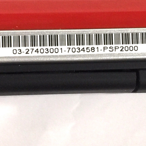 1円 SONY PSPL-90001 PSP PlayStationPortable NEO ZEON RED ギレンの野望 機動戦士ガンダム 通電動作確認済の画像4