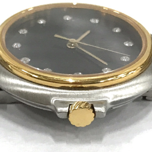 ダンヒル ミレニアム 12P ダイヤモンド クォーツ 腕時計 TPQV 172677 ボーイズサイズ ブラック文字盤 付属品ありの画像2