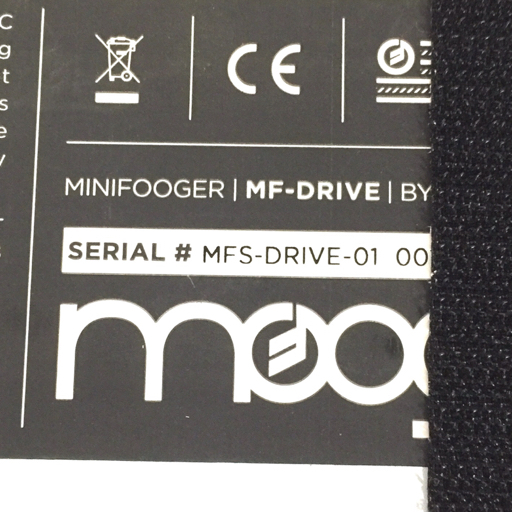1円 MOOG モーグ MF DRIVE エフェクター 音響 オーディオ 機器 通電動作確認済の画像6