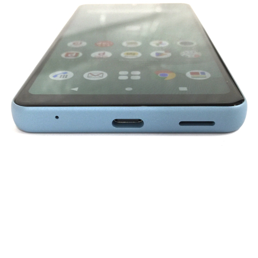 1円 docomo android SONY Xperia Ace II SO-41B 64GB ブルー スマホ 本体 利用制限〇の画像2