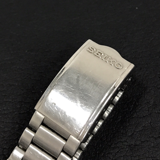 セイコー 5 デイデイト 自動巻 オートマチック 腕時計 メンズ シルバーカラー文字盤 稼働品 7S26-0480 QR052-191の画像7