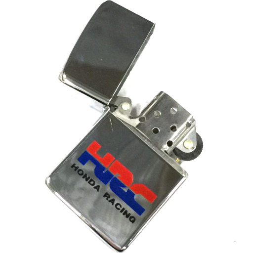 ジッポ オイルライター HRC HONDA RACING シルバーカラー ライター 喫煙具 喫煙グッズ ZIPPO 保存箱付 QR053-277の画像3