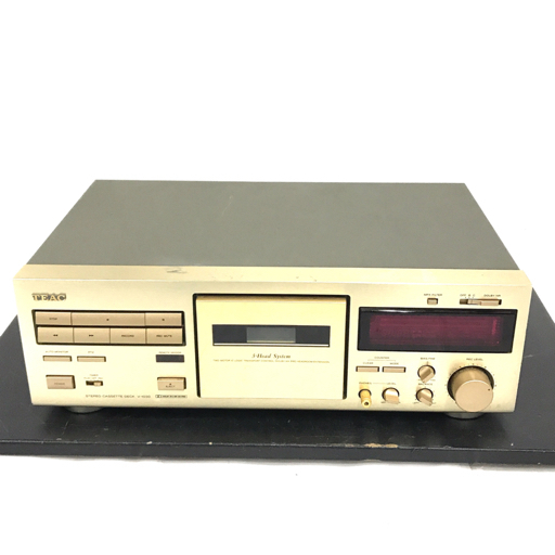 1 jpy TEAC Teac V-1030 cassette deck audio equipment electrification verification settled 