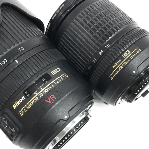 1円 Nikon D80 AF-S 18-135mm 1:3.5-5.6G ED 70-300mm 1:4.5-5.6 G ED デジタル一眼レフ デジタルカメラの画像9