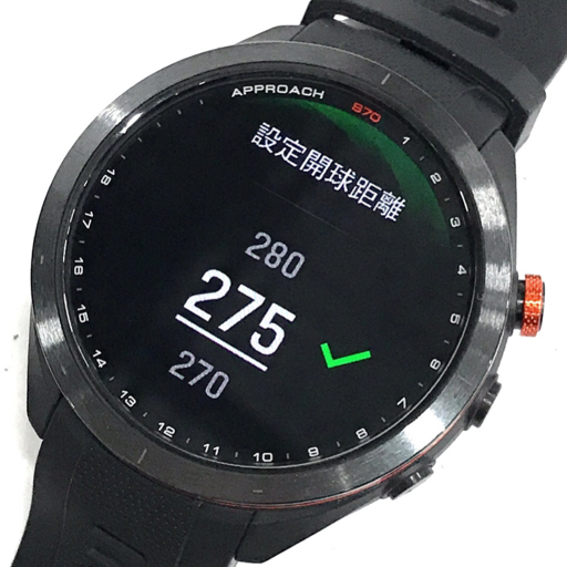 1 иен прекрасный товар GARMIN Approach S70 GPS Golf navi Golf часы 47mm электризация подтверждено 
