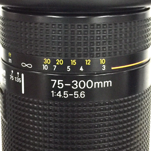 NIKON AF NIKKOR 75-300mm 1:4.5-5.6 カメラレンズ Fマウント オートフォーカス_画像6