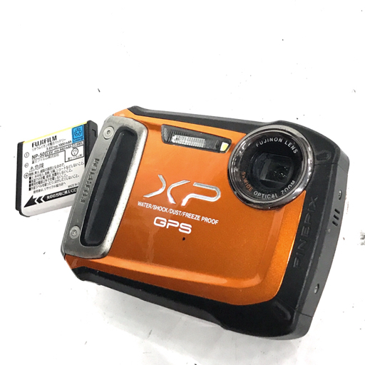 1円 FUJIFILM FinePix XP150 コンパクトデジタルカメラ オレンジ 富士フィルム_画像1