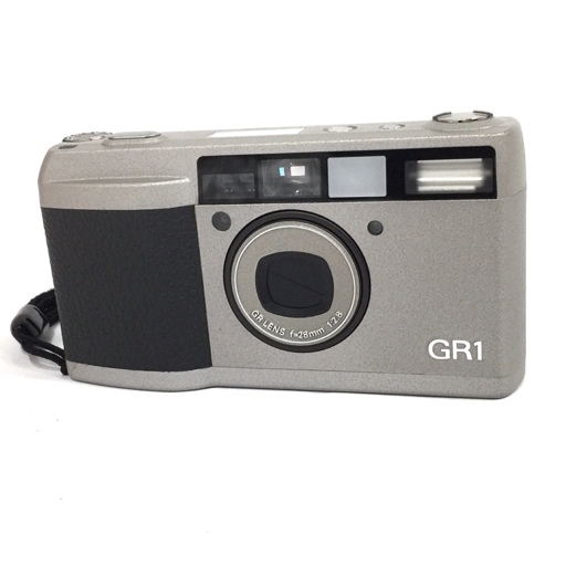 RICOH GR1 28mm 1:2.8 シルバー コンパクトフィルムカメラ 通電確認済みの画像1