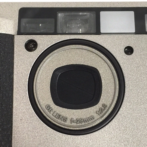 RICOH GR1 28mm 1:2.8 シルバー コンパクトフィルムカメラ 通電確認済みの画像2