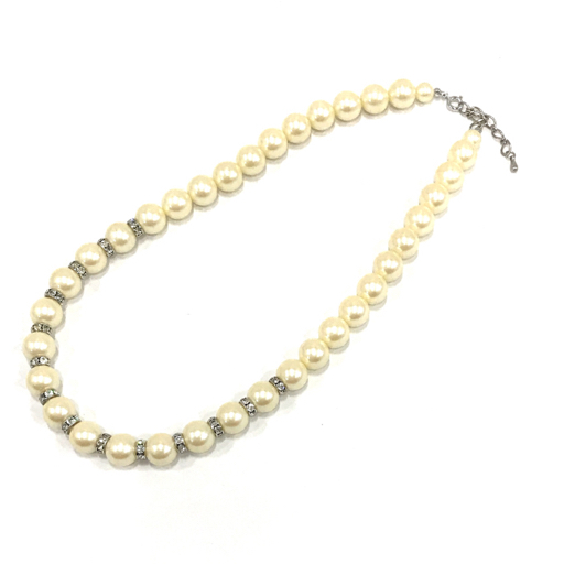 1 jpy fake pearl imite-shon other bracele necklace etc. accessory summarize set gross weight approximately 4.1kg