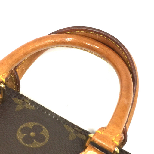 ルイヴィトン M41534 モノグラム ミニスピーディ 2way ショルダーバッグ ハンドバッグ ブラウン系 LOUIS VUITTON_画像5