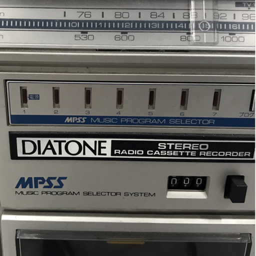 DIATONE JR-611 ステレオラジオカセットレコーダー ラジカセ 通電確認済み QR052-530_画像9