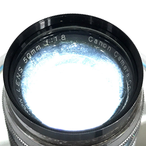1円 Canon レンジファインダー LENS 50mm F1.8 フィルムカメラ レンズ マニュアルフォーカス_画像8
