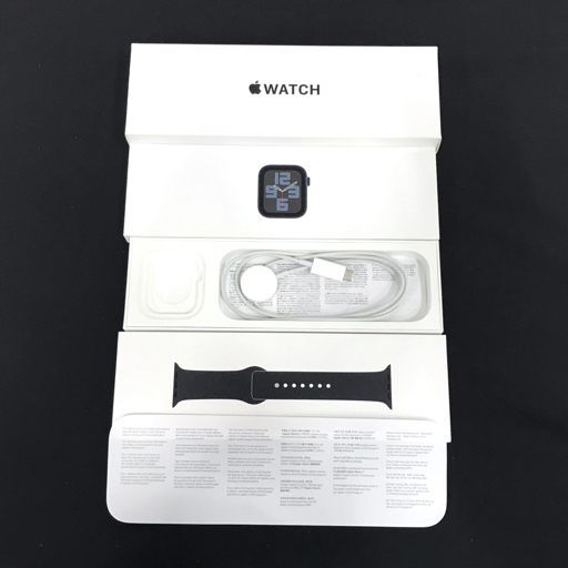1円 Apple Watch SE 第2世代 44mm GPSモデル MRE93J/A ミッドナイト アップルウォッチ_画像9