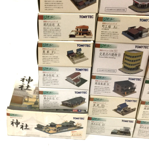 1円 トミーテック 1/150 日本の祭 神社 建物コレクションシリーズ 商店長屋 現代住宅 等 まとめセット_画像5