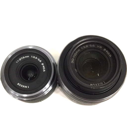 1円 Nikon 1 J3 1 NIKKOR 11-27.5mm 1:3.5-5.6 30-110mm 1:3.8-5.6 ミラーレス一眼カメラ レンズ C271738_画像8