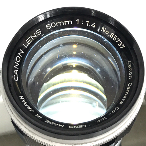 1円 Canon MODEL 7 LENS 50mm 1:1.4 レンジファインダー フィルムカメラ レンズ マニュアルフォーカス_画像8