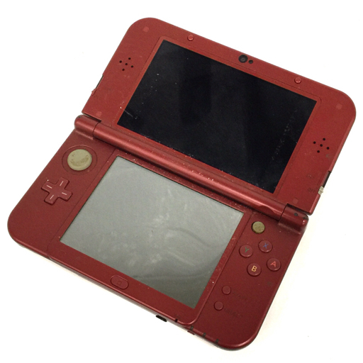 任天堂 ED-001 new NINTENDO 3DSLL メタリックレッド ゲーム機 通電動作確認済_画像1