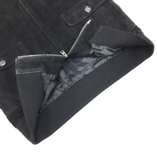 ヴァルスター サイズ 48 スエード 長袖 ジャケット ジップアップ アパレル アウター メンズ ブラック 黒 Valstar_画像6