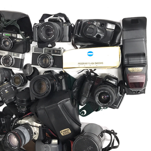 1円 Nikon F50 FUJIFILM FinePix S9000 含む フィルム デジタル カメラ ビデオカメラ まとめセット_画像6