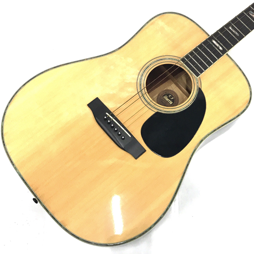 1円 モーリス W-50 アコスティックギター 3ピースバッグ ハードケース付き 弦楽器 Morris_画像2