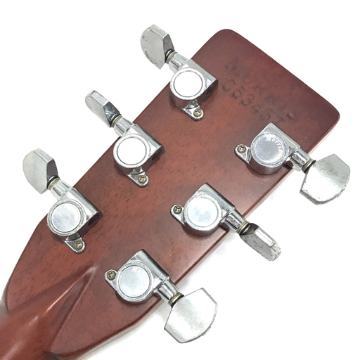 1円 モーリス W-50 アコスティックギター 3ピースバッグ ハードケース付き 弦楽器 Morris_画像6