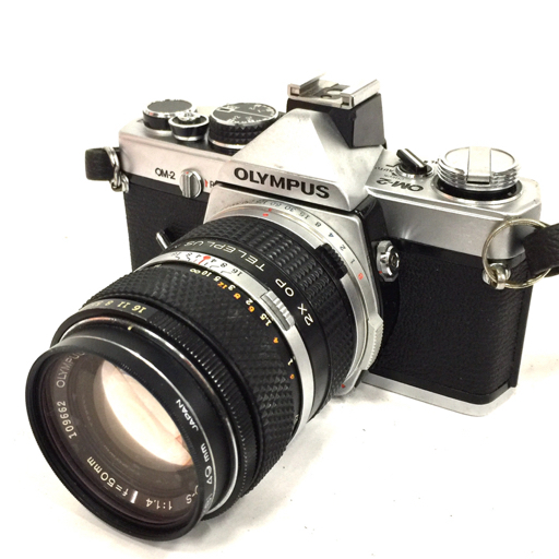 OLYMPUS OM-2 M-SYSTEM G.ZUIKO AUTO-S 1:1.4 50mm 一眼レフ フィルムカメラ マニュアルフォーカス QR052-326_画像1