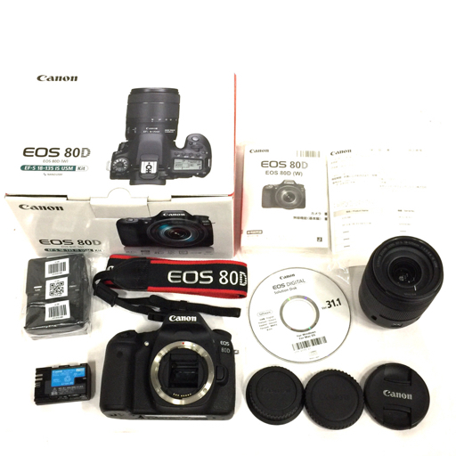 CANON EOS 80D EF-S 18-135mm 1:3.5-5.6 IS USM デジタル一眼レフ デジタルカメラ_画像1