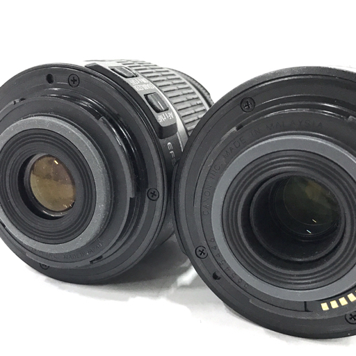 1円 Canon EOS Kiss X3 EF-S 18-55mm 1:3.5-5.6 IS 55-250mm 1:4-5.6 デジタル一眼レフカメラ レンズ C271027_画像9