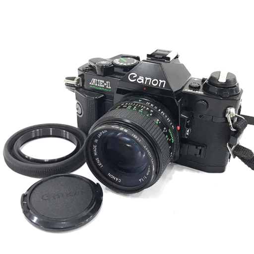 1円 Canon AE-1 PROGRAM LENS FD 50mm 1:1.4 一眼レフフィルムカメラ レンズ マニュアルフォーカス_画像1