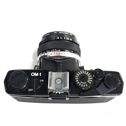 1円 OLYMPUS OM-1 G.ZUIKO AUTO-W 1:3.5-28mm F.ZUIKO AUTO-S 1:1.8 50mm 一眼レフ フィルムカメラ C301139_画像6