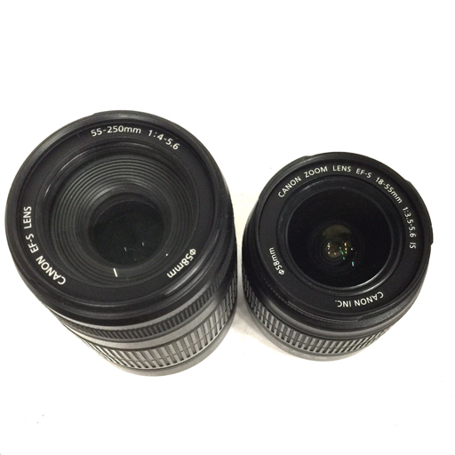 1円 CANON EOS Kiss X2 EF-S 18-55mm 1:3.5-5.6 IS 55-250mm 1:4-5.6 デジタルデジタルカメラ C262055_画像8