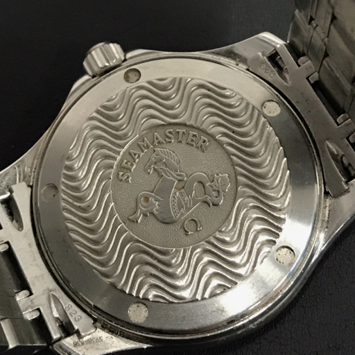 オメガ シーマスター 120m デイト クォーツ 腕時計 シルバーカラー文字盤 メンズ 純正ブレス 未稼働品 OMEGA_画像3