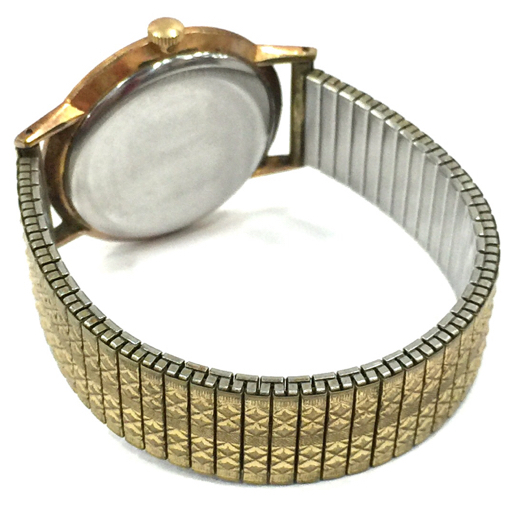 シチズン エース 手巻き 機械式 腕時計 シルバーカラー文字盤 稼働品 メンズ 社外ブレス A15302 ファッション小物_画像5