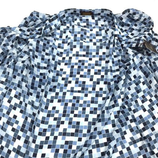 新品同様 アラミス サイズ LL 半袖 シャツ フロントボタン アパレル トップス メンズ ブルー系 タグ付き ARAMIS_画像4