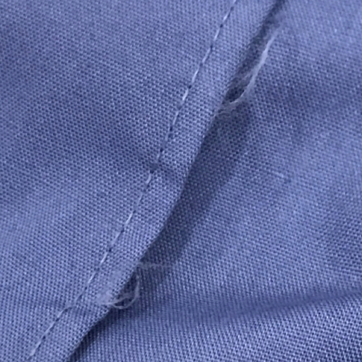 カルマン サイズ 16-36 コットン混 長袖 シャツ フロントボタン アパレル トップス メンズ ブルー系 青系 KARMAN_画像4