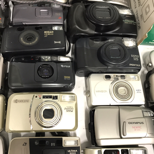 1円 OLYMPUS μ ZOOM 140 VF Canon FT Nikon TW zoom 35-70 フィルムカメラ ボディ レンズ 含む まとめ セット_画像8