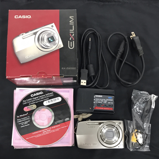 CASIO EXILIM EX-Z2000 4.7-23.5mm 1:2.8-6.5 コンパクトデジタルカメラ QD054-18_画像1