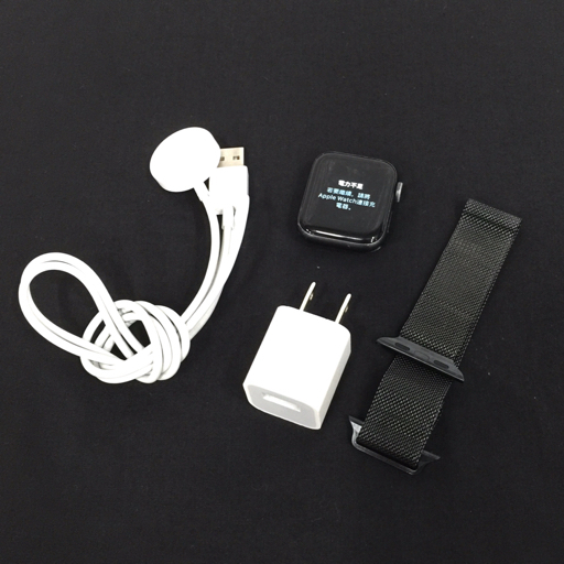 1円 Apple Watch Series5 40mm GPSモデル MWT02J/A A2092 スペースグレイ スマートウォッチ 本体_画像1