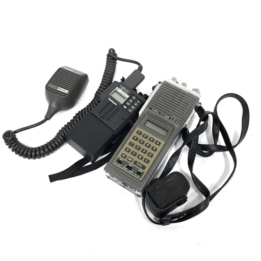 YAESU FT-73 FM トランシーバー FT-208 VHF SYNTHESIZED HANDIE トランシーバー セット アマチュア無線 QR054-428_画像1