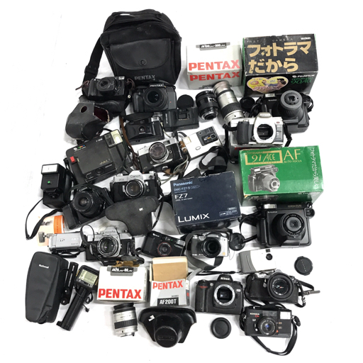 1円 PENTAX ME Nikon D70 KONICA C35 EF 含む カメラ まとめ セット_画像1