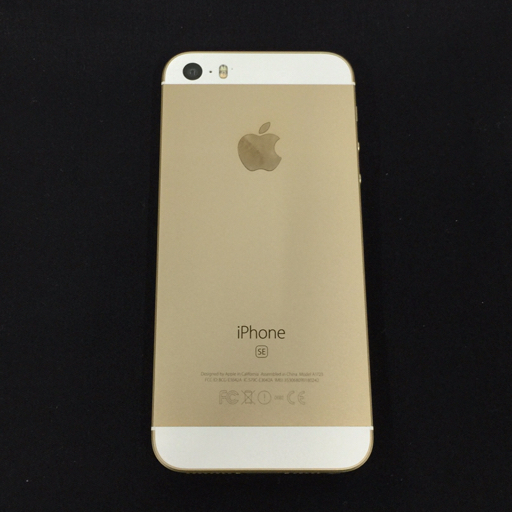 1円 docomo Apple iPhone SE 第1世代 NLXP2J/A 64GB ゴールド 利用制限〇 スマホ 本体 SIMロック解除済_画像3