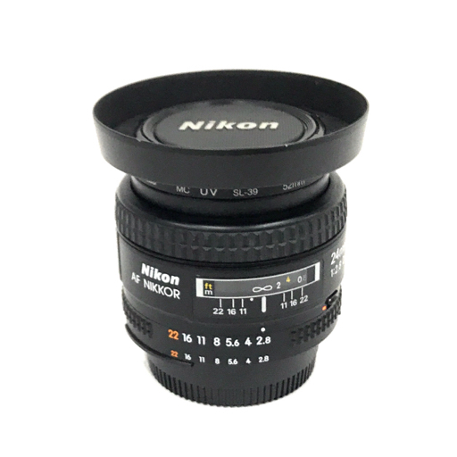 1円 Nikon AF NIKKOR 24mm 1:2.8 D カメラレンズ Fマウント オートフォーカス_画像1
