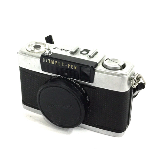 OLYMPUS PEN EE-3 D.Zuiko 1:3.5 28mm コンパクトフィルムカメラ QG054-87_画像1
