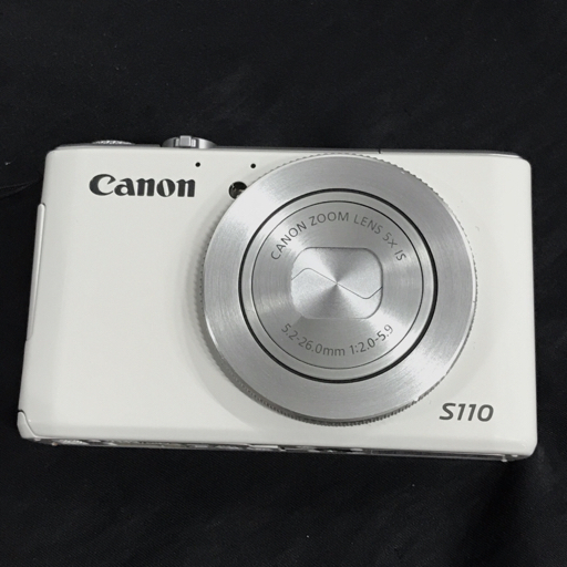 Canon PowerShot S110 5.2-26.0mm 1:2.0-5.9 ホワイト コンパクトデジタルカメラ 光学機器_画像2