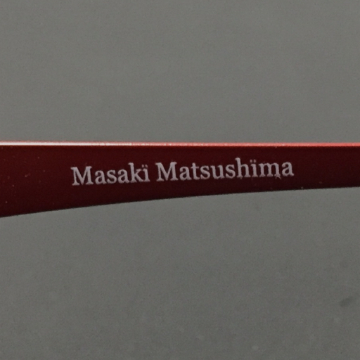 Masaki Matsushma Masaki Matsushima glasses glasses glasses Ti-P 60*10-140 MF-1164glate equipped times equipped red series QG054-130
